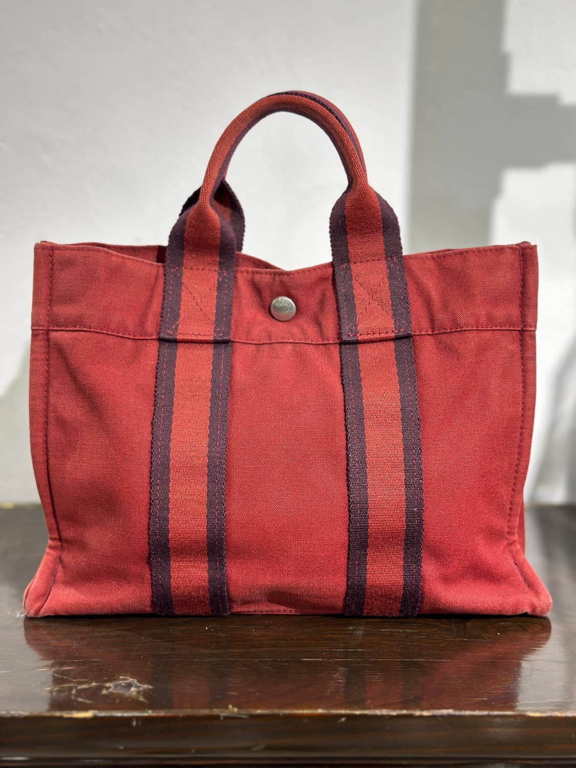 Old HERMES Furuto Tote Red  상품이미지3