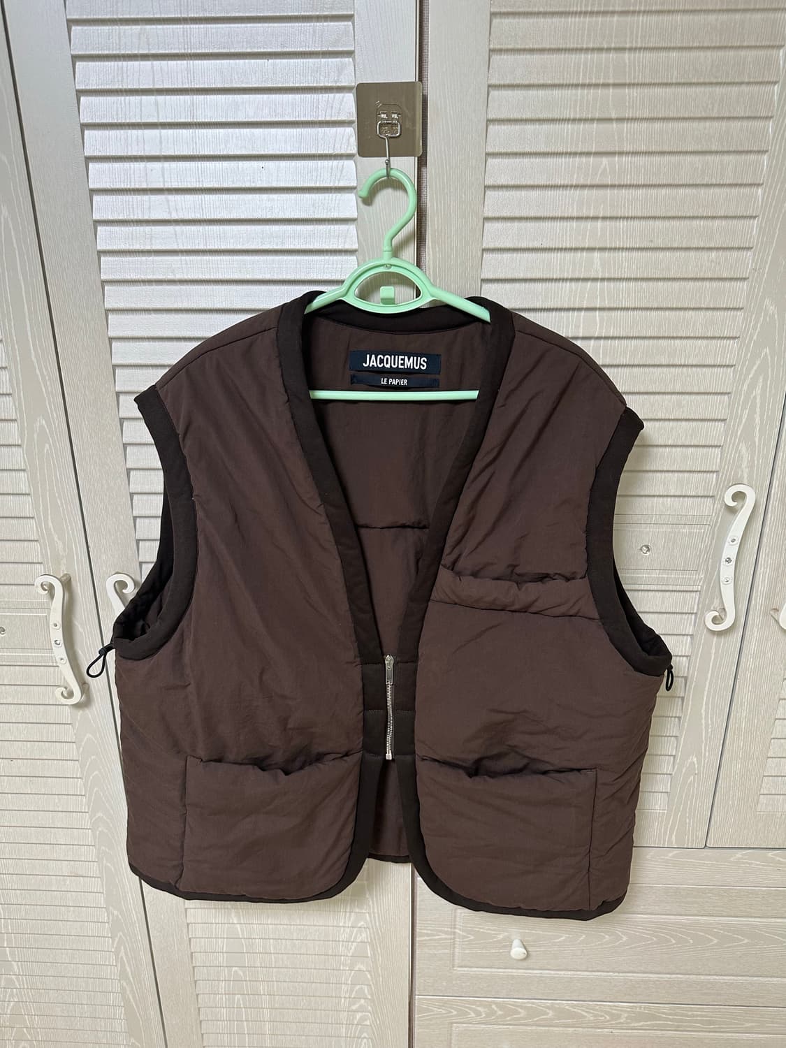 자크뮈스 패딩 조끼 브라운 52사이즈 상품이미지1