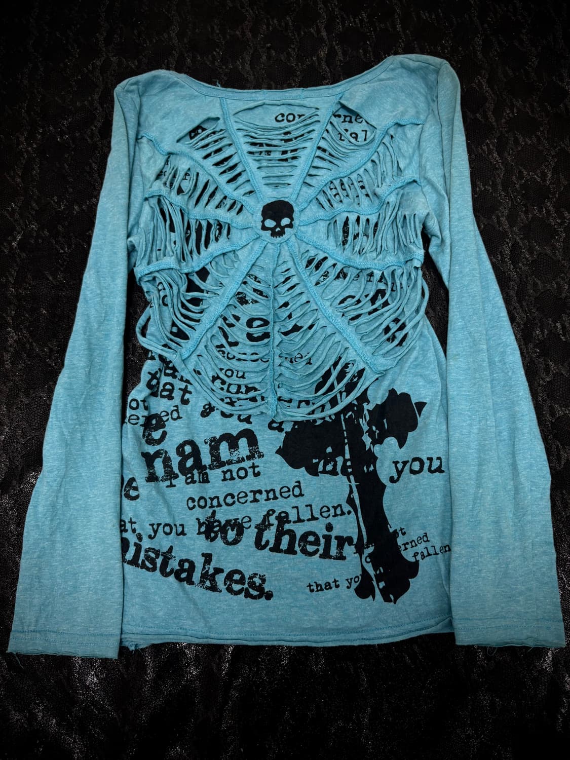 “LAZY DAISY” 00’s Punk Cross&Skull Spide 상품이미지1