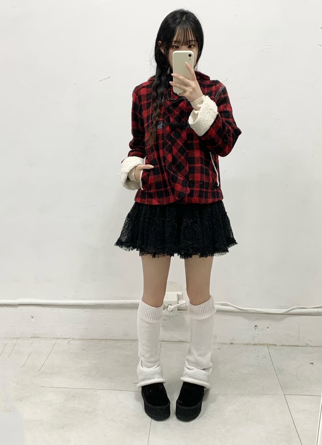 [ROTE ROSE] 캐캐체 아무, 데스노트 미사깔 폭닥 코트 상품이미지2