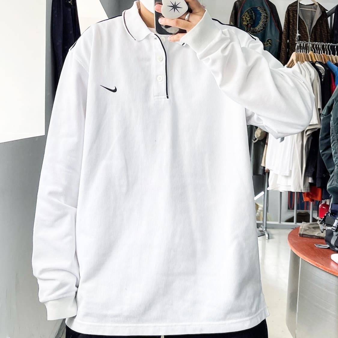 나이키 제팬 라인 스우시 화이트 와플 PK티 상품이미지1