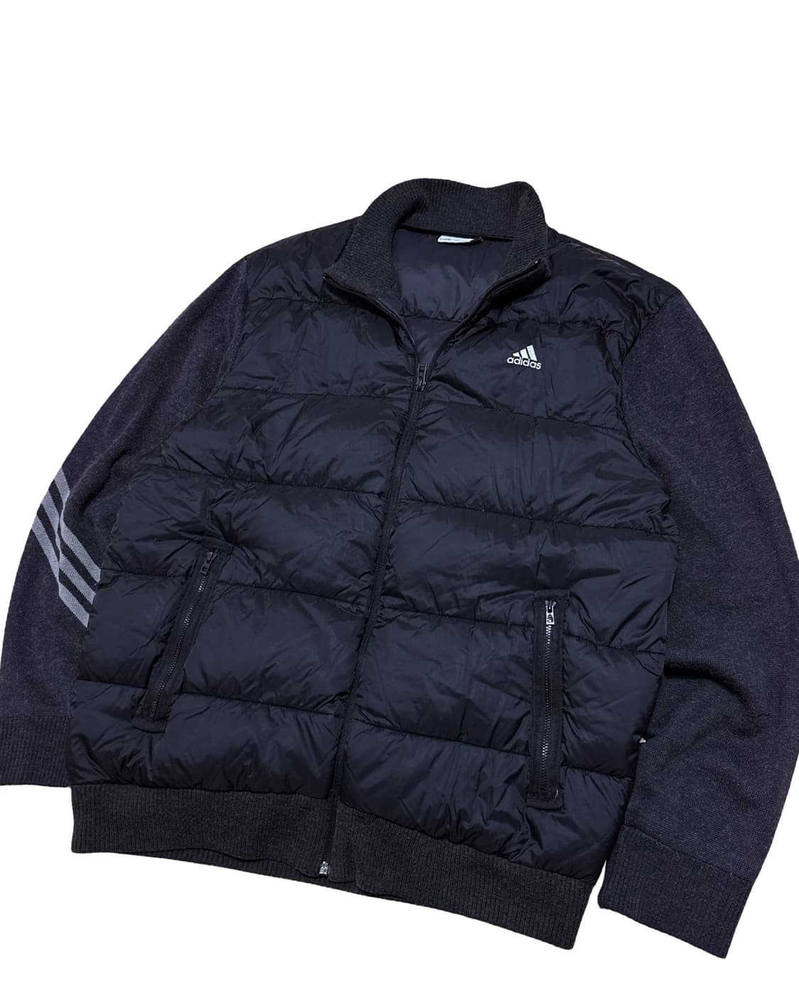 아디다스 패딩 니트 믹스 점퍼 상품이미지3