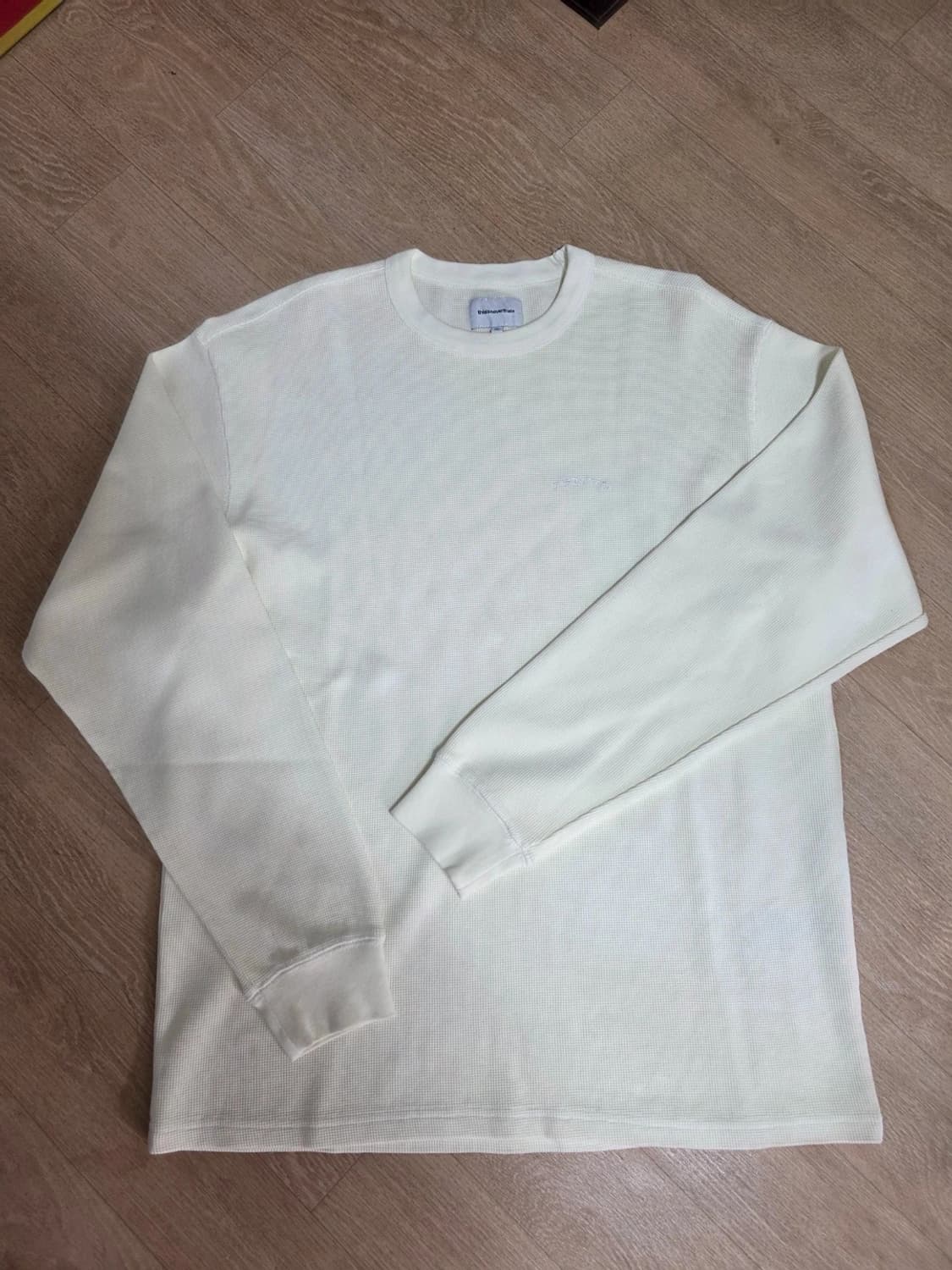 디스이즈네버댓 와플 롱슬리브 긴팔티 아이보리 M 상품이미지1