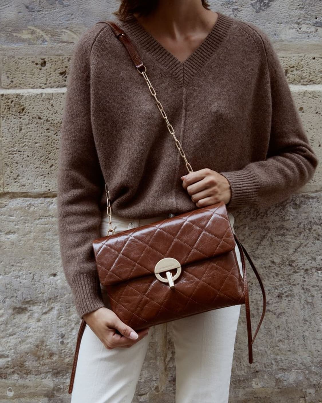 (새상품) 바네사브루노 메탈체인 문백  상품이미지1