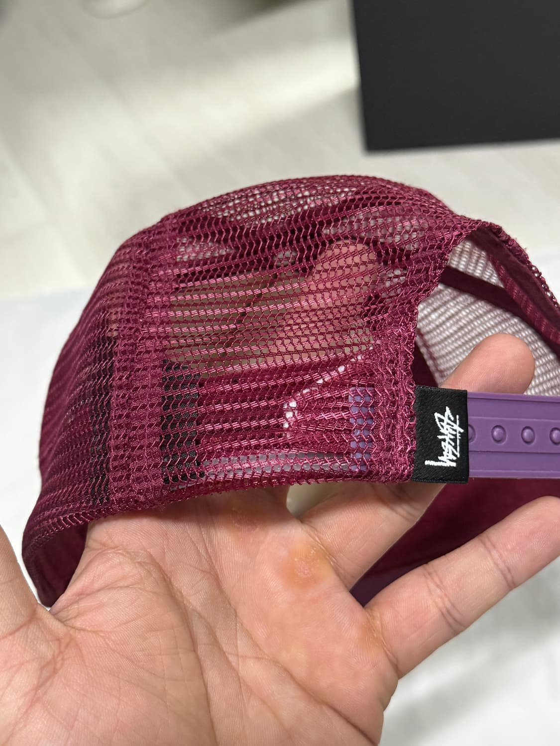 스투시 진분홍 메쉬캡 상품이미지2