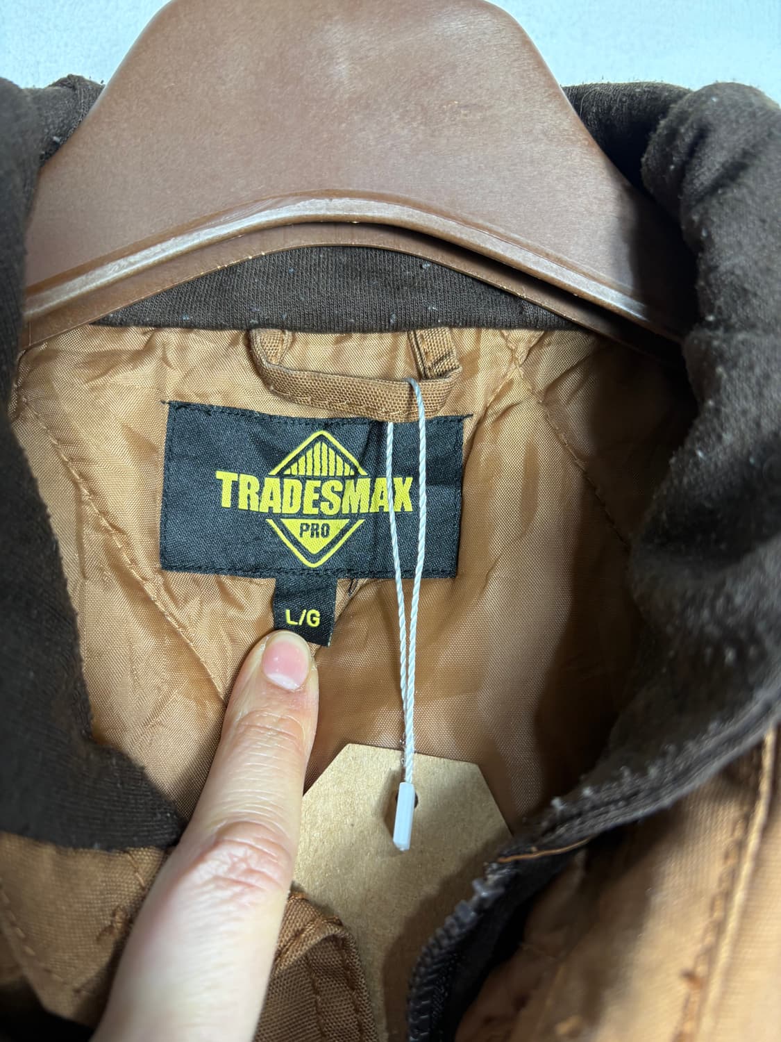 Tradesmax 후드 레이어링 카라 자켓 상품이미지4