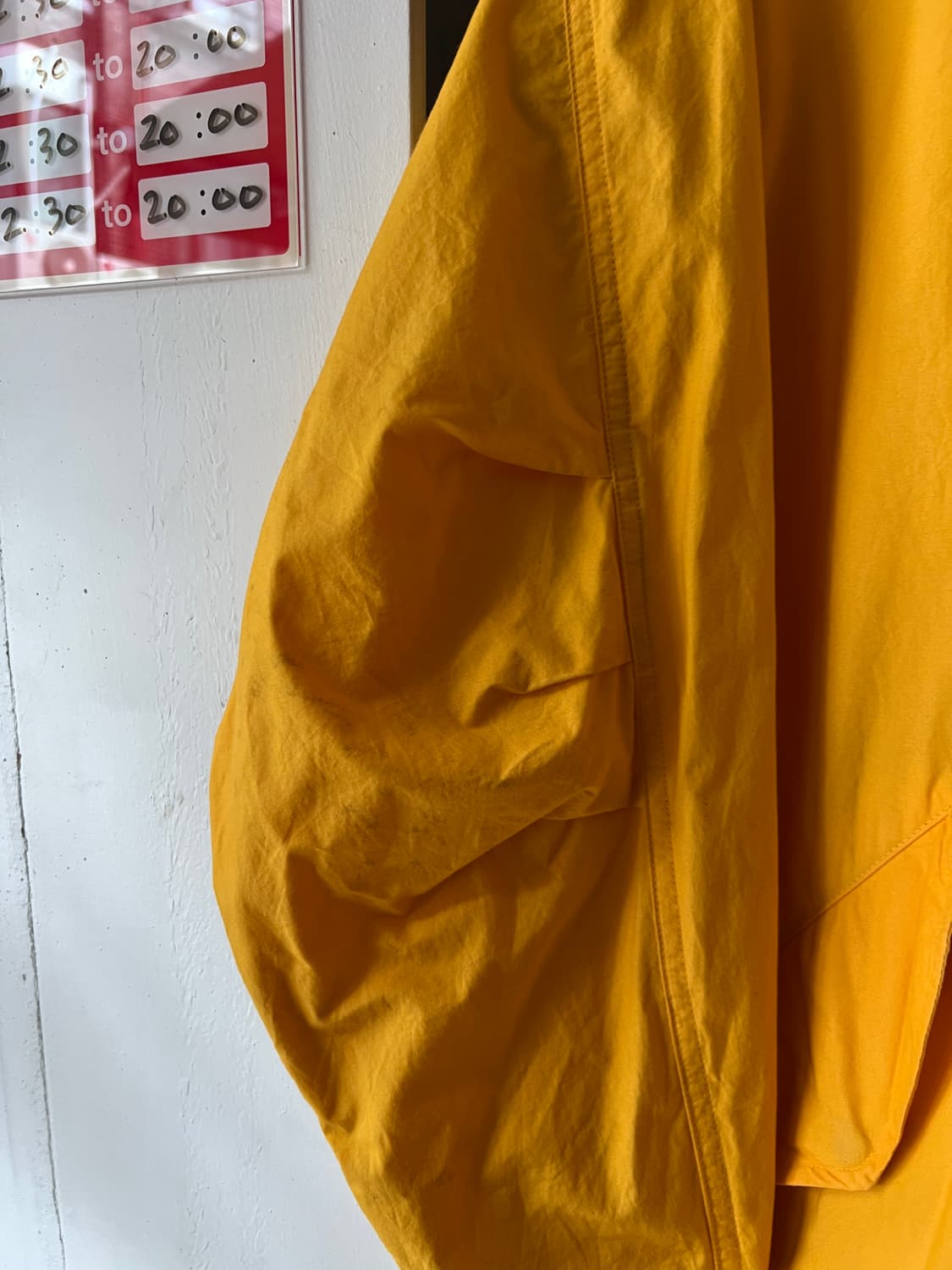 [M]90's 폴로 랄프로렌 옐로우 후드 나일론 자켓 상품이미지4