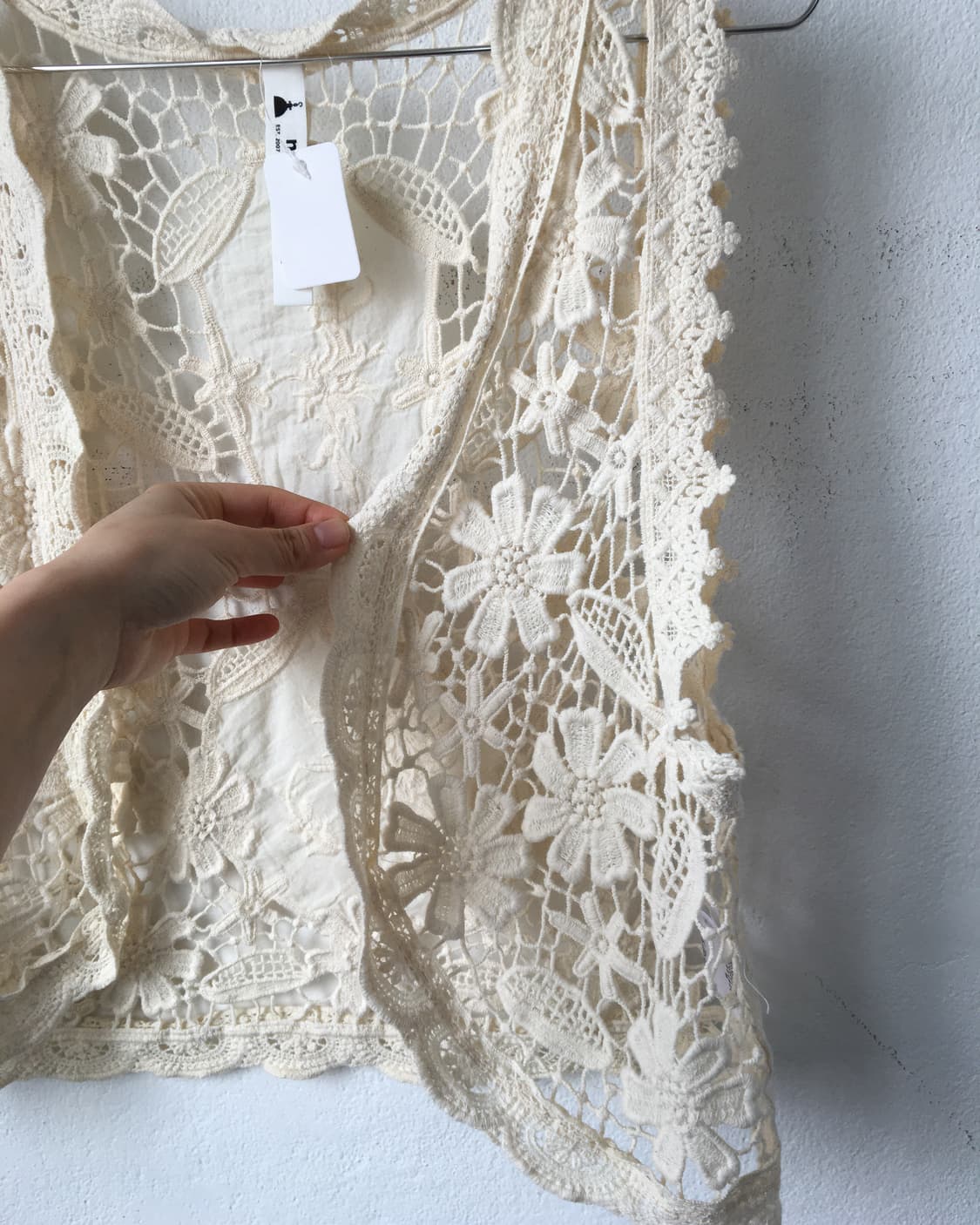 Crochet open vest 상품이미지3