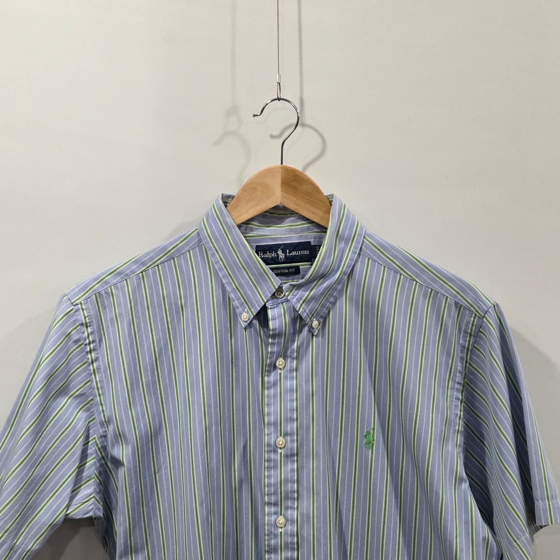 폴로랄프로렌 버튼다운 스트라이프 반팔셔츠 44/88 상품이미지2