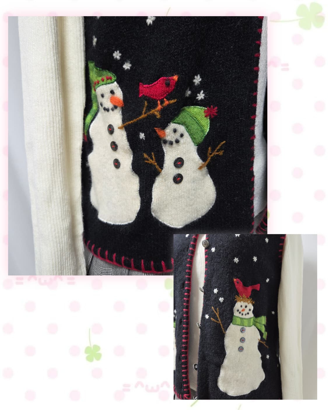 COLDWATER 크리스마스 베스트 가디건 상품이미지4