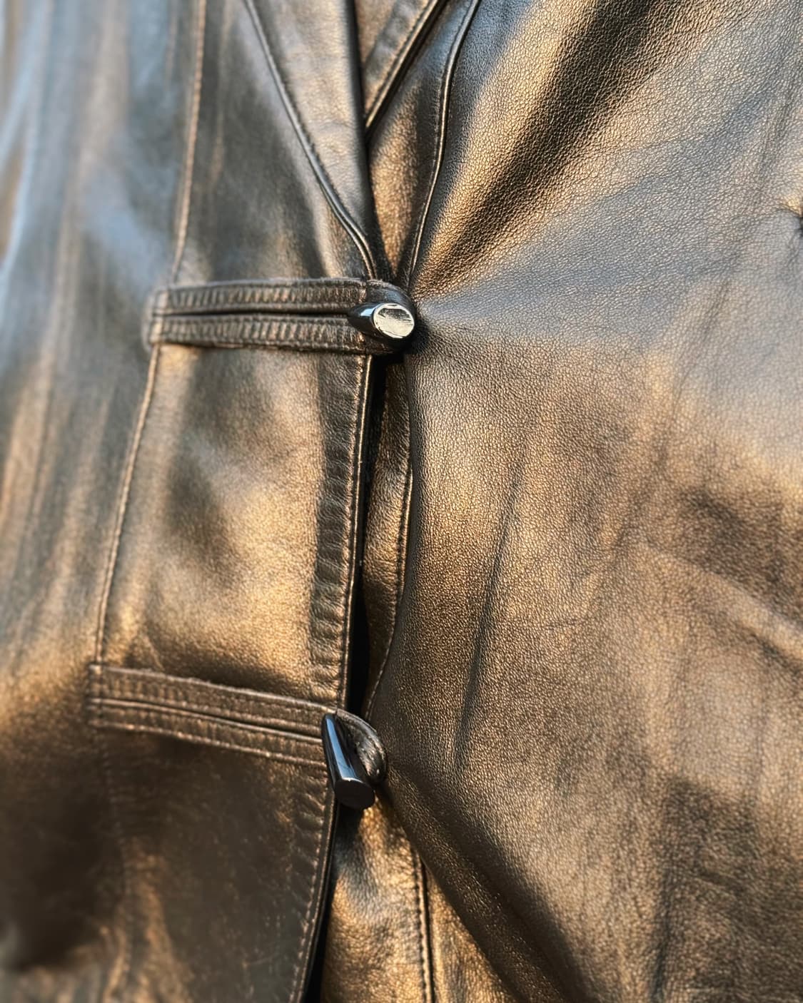 빈티지 양가죽 블레이저 자켓 100-105 상품이미지9