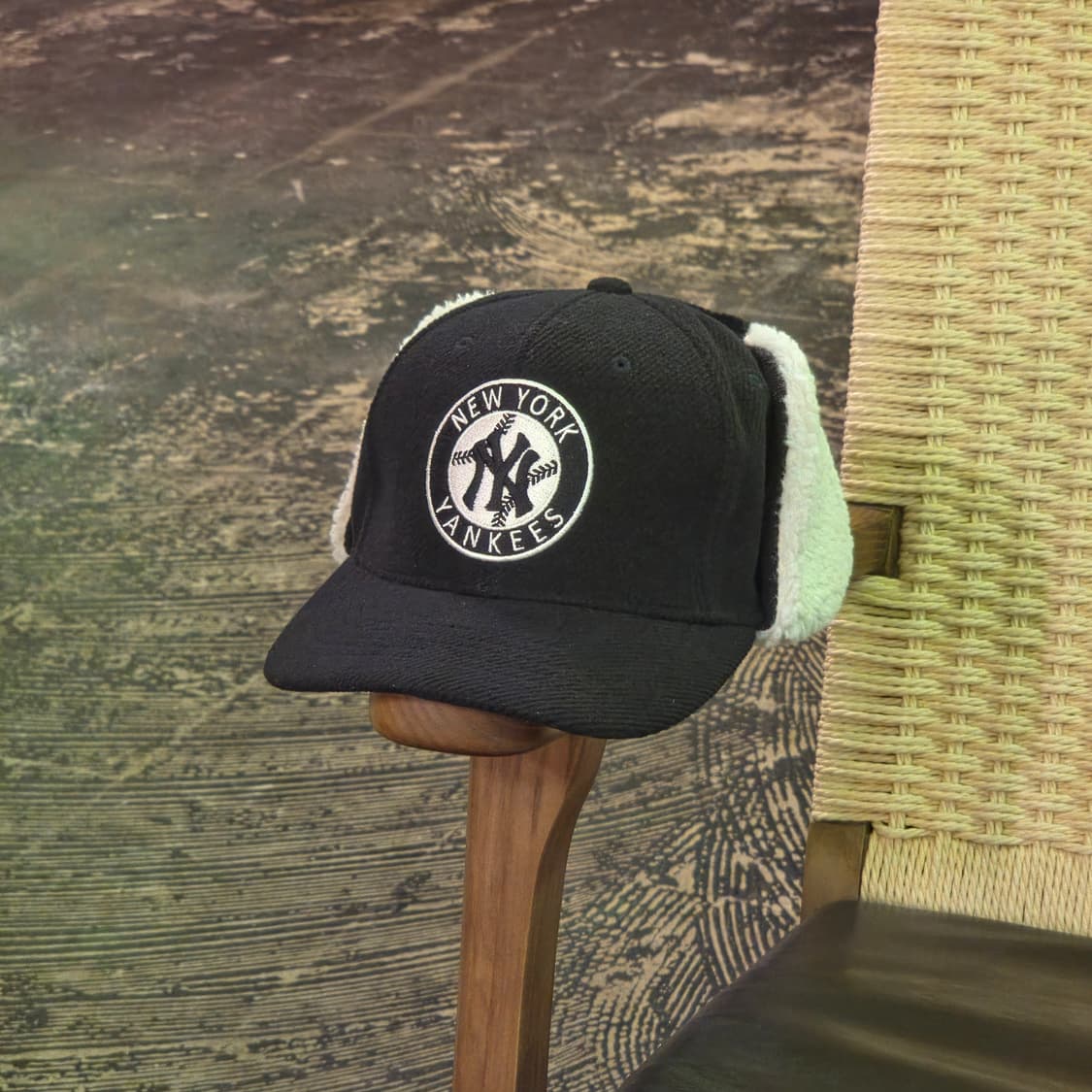 뉴욕 양키스 귀달이 모자 블랙 상품이미지1