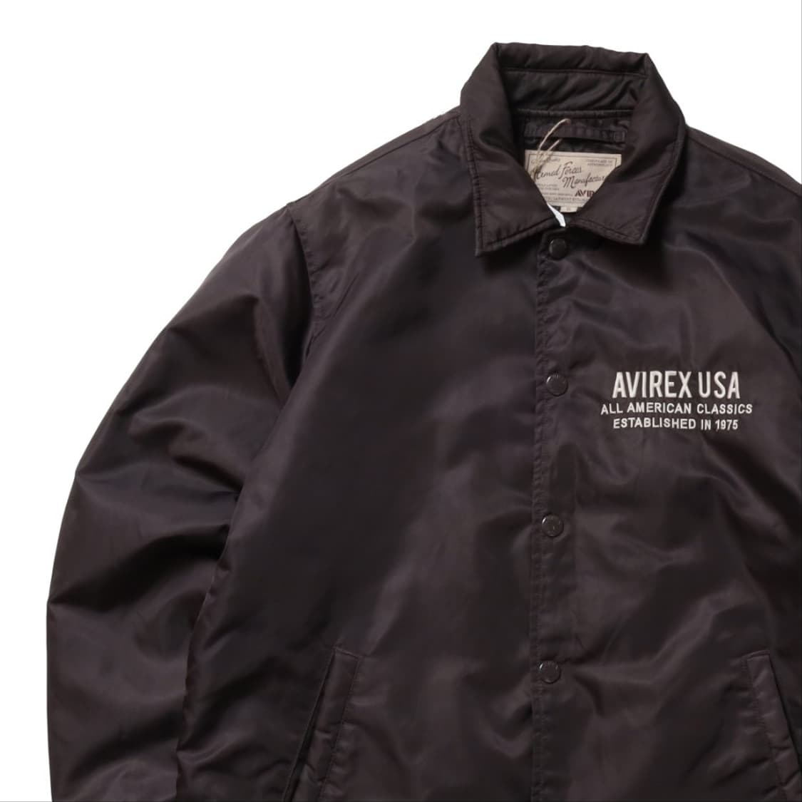아비렉스 Avirex Logo Embroidered Coach Jacke 상품이미지3