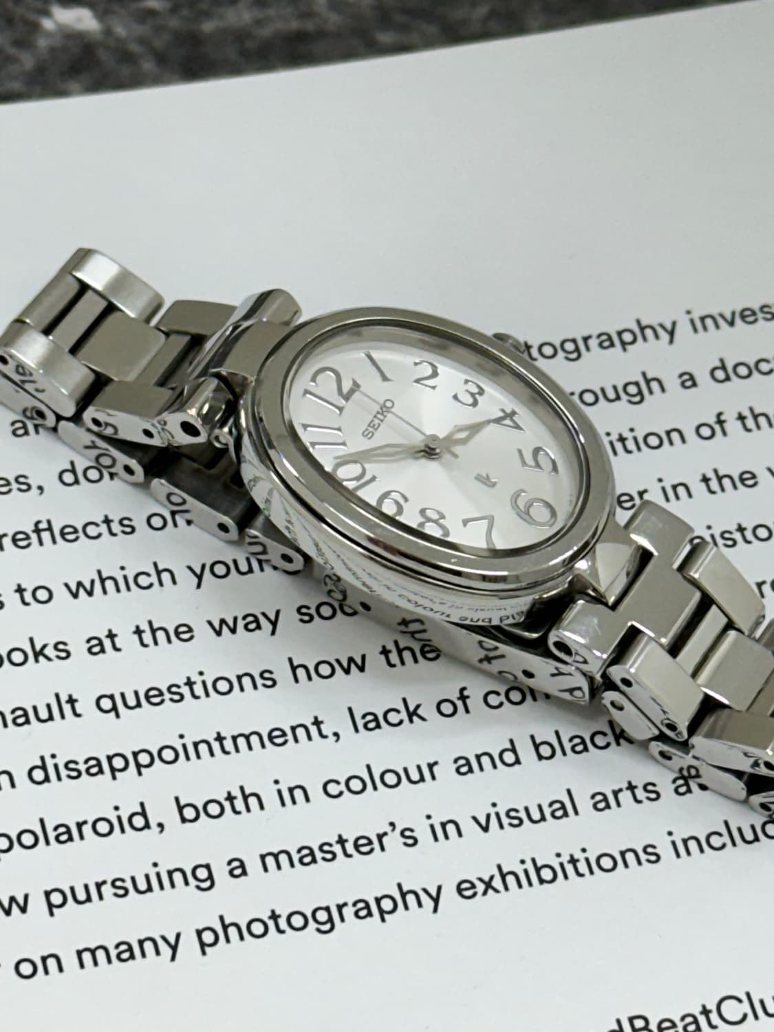 세이코 seiko 루키아 쿼츠 시계 상품이미지6