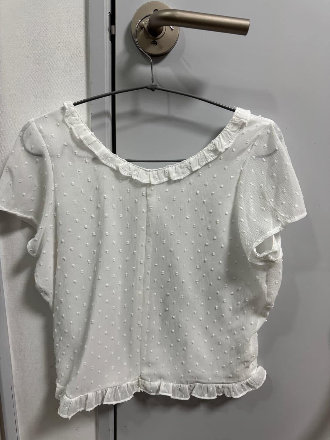 제니오 애니 도트 쉬폰블라우스 L 상품이미지5