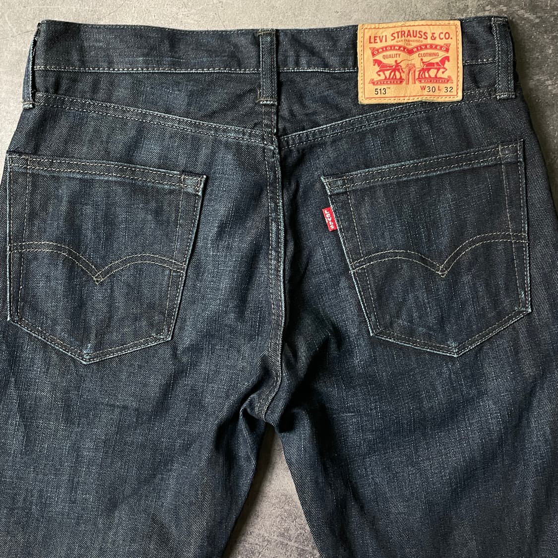 LEVI'S 리바이스513 슬림 스트레이트핏 코튼 데님 팬츠 A00717 상품이미지6