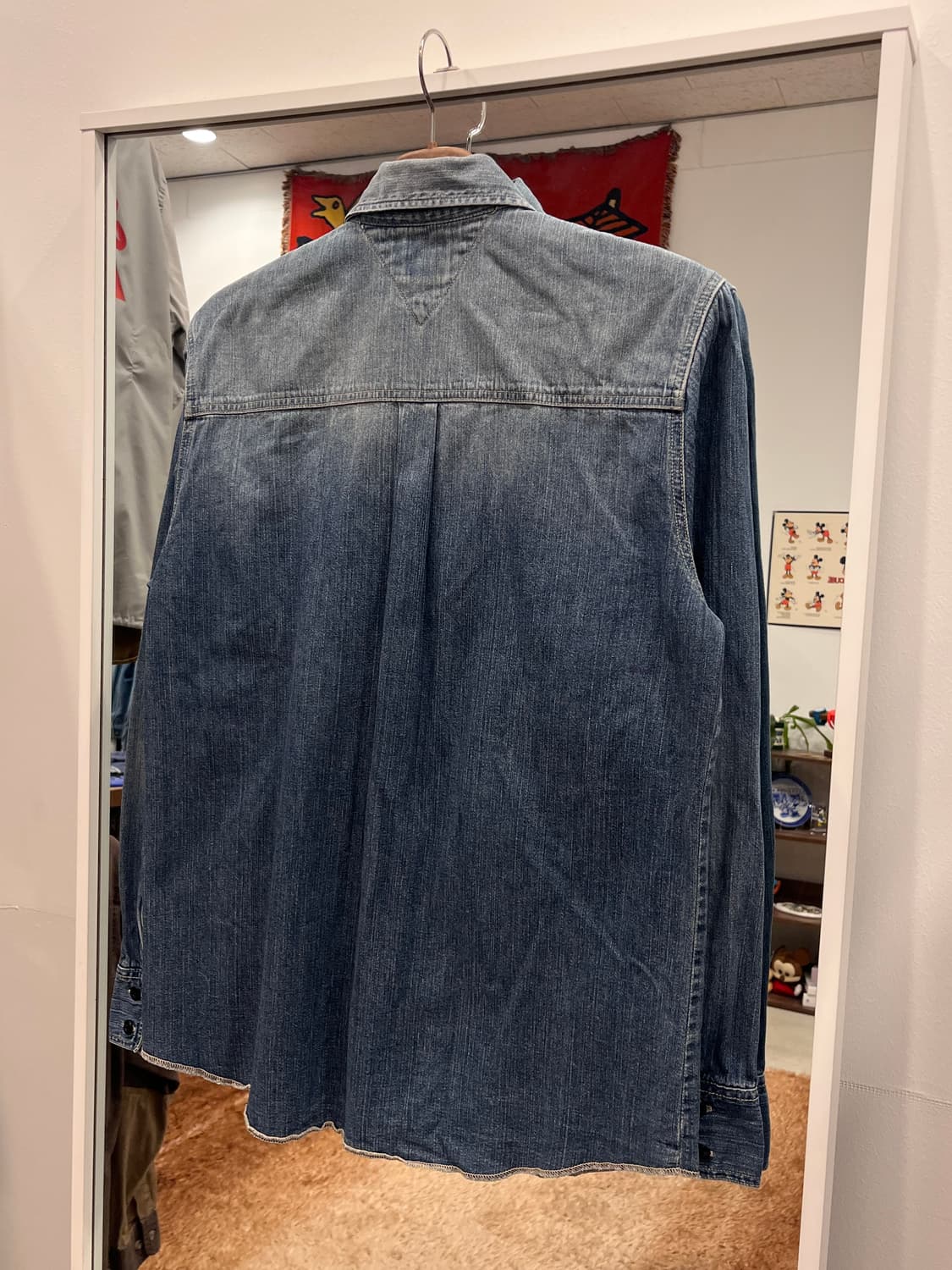 00s Tommy Hilfiger 타미힐피거 투포켓 데님 셔츠 상품이미지5