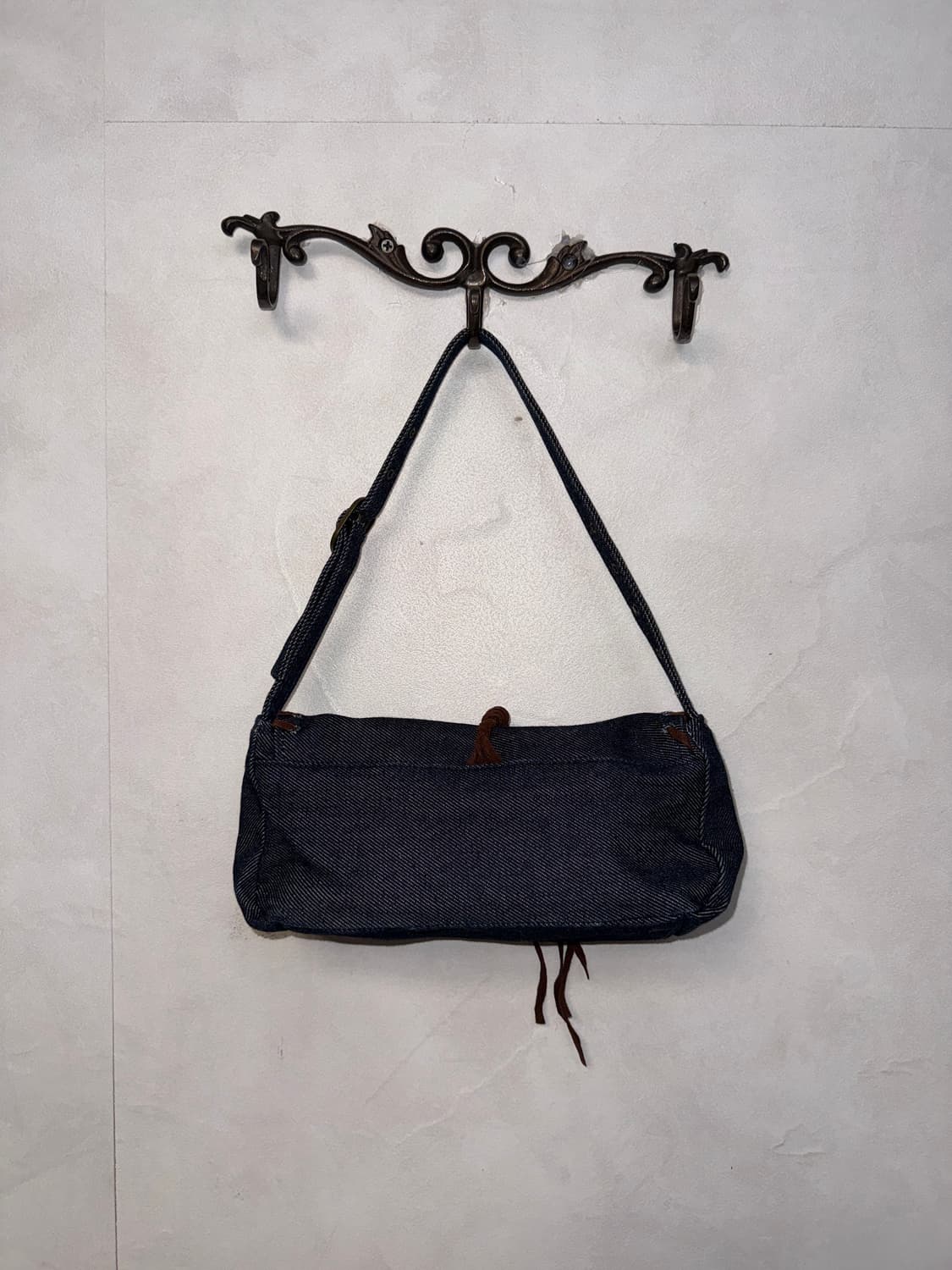 Renoma denim western stitch eyelet 숄더백 상품이미지4