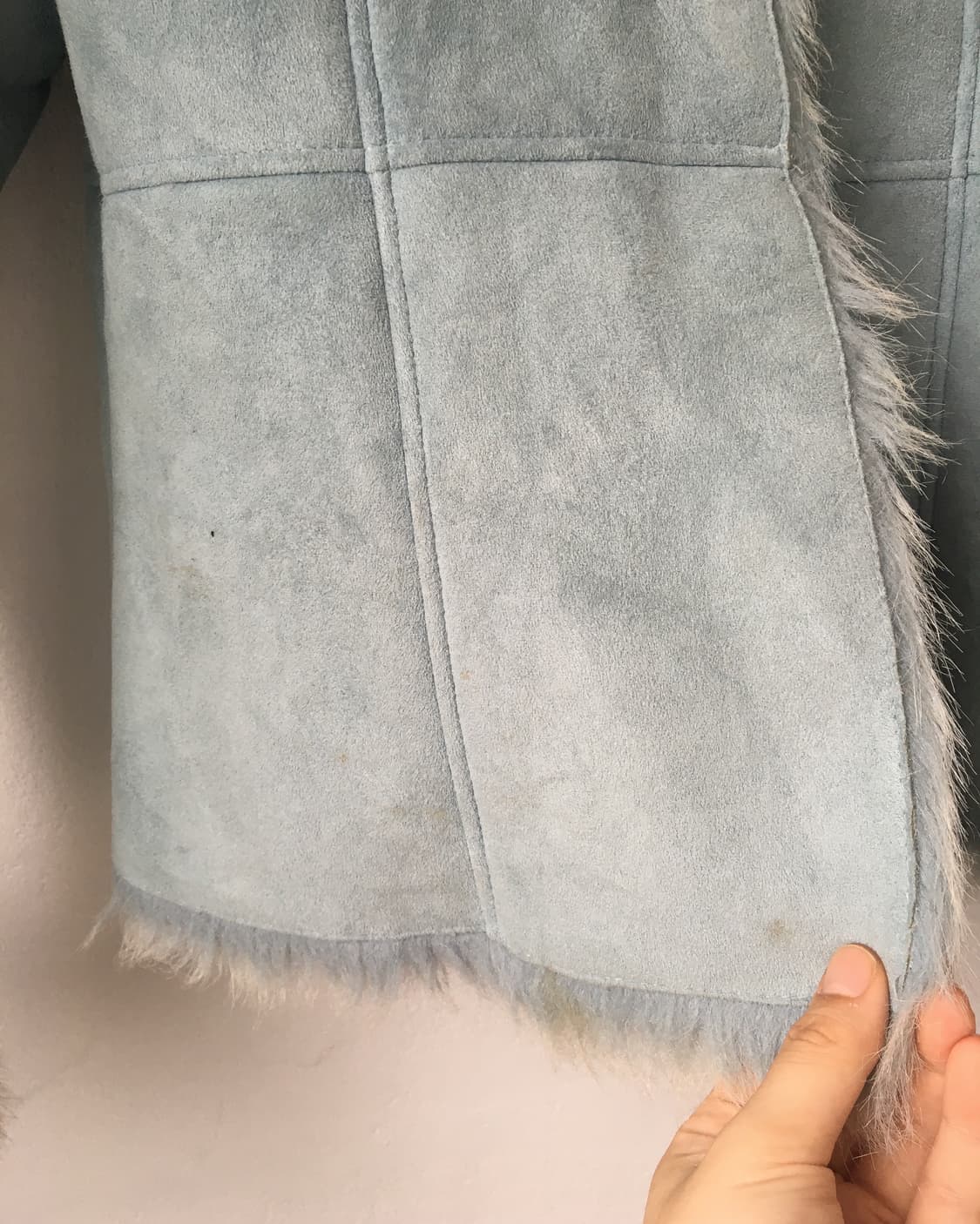 Fake fur blue mustang 상품이미지6