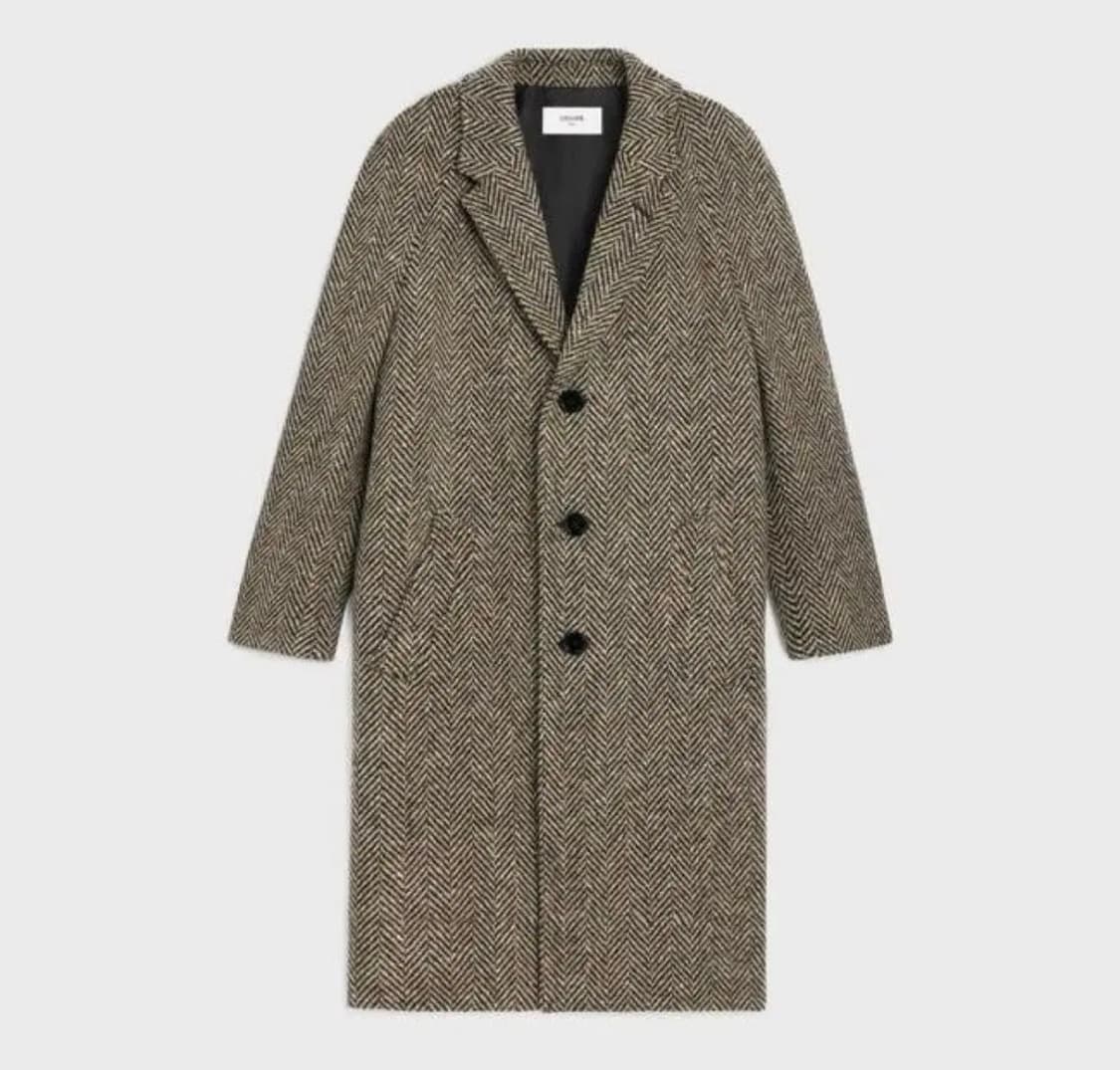 [BTS 뷔님 착용] 셀린느 23fw 헤링본 트위드 코트 상품이미지5