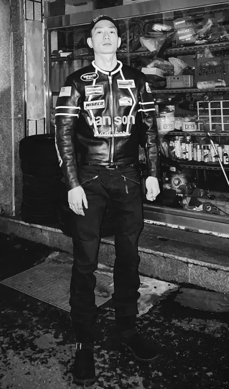 벤슨 레더 라이더 자켓 VANSON RACE JACKET 상품이미지1