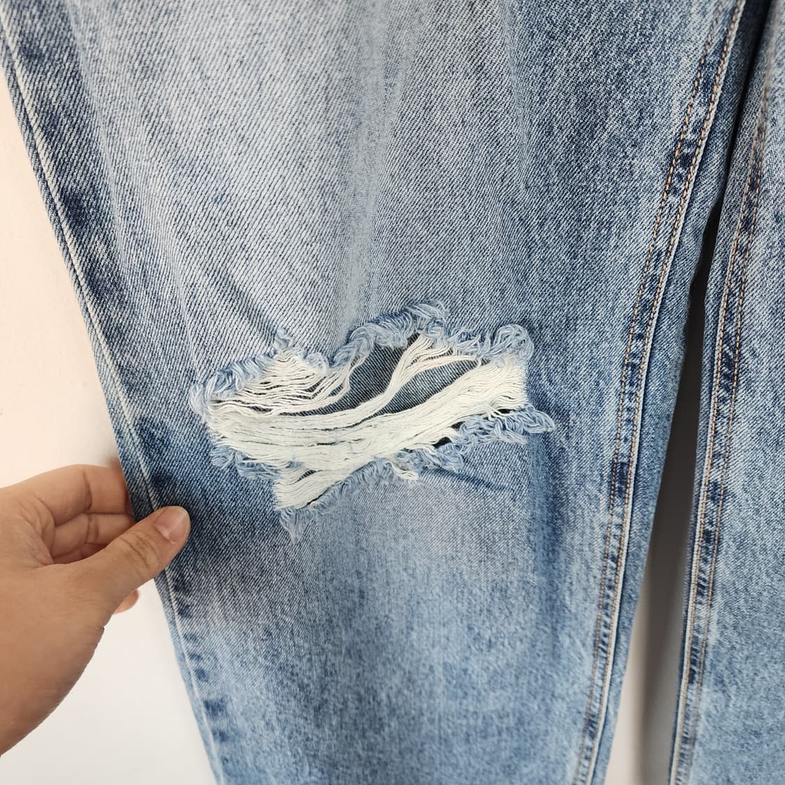 VERVE 찢청 팬츠 상품이미지5