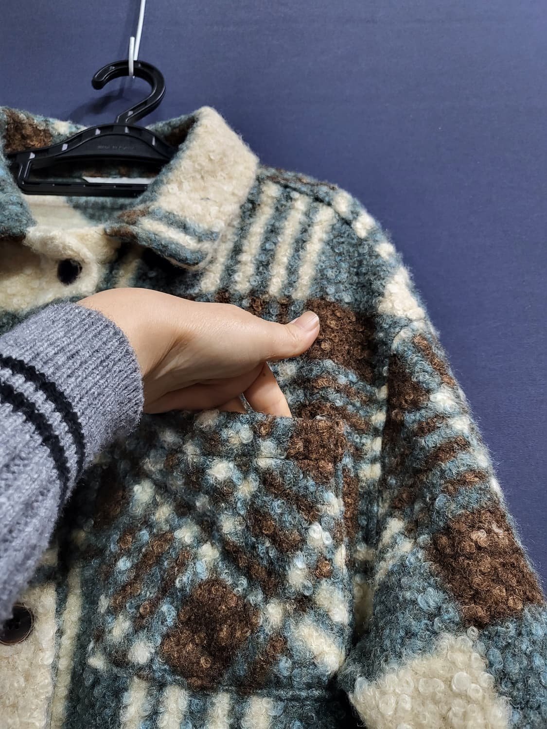 MODS 셔츠식 부클자켓(새상품) 상품이미지5