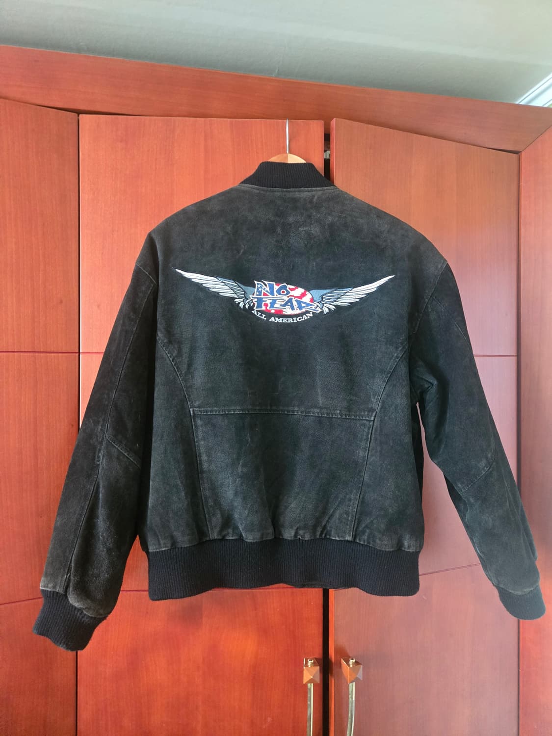 90s No fear leather jacket [L] 상품이미지2