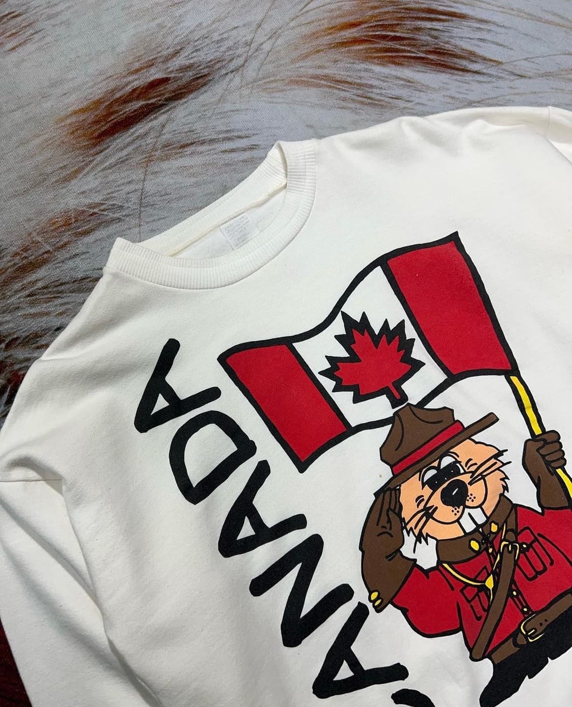 CANADA BEAVER CARTOON 스웻셔츠 상품이미지4