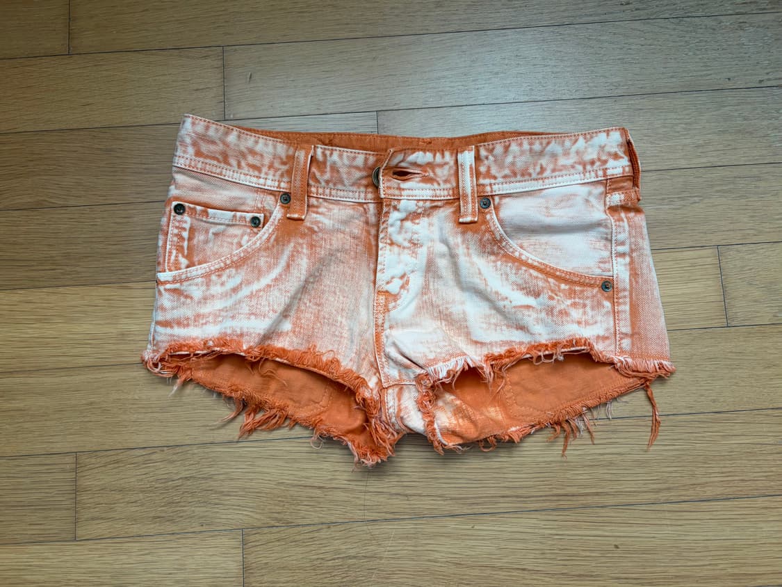 로데오 크라운즈 오렌지 숏팬츠  상품이미지1