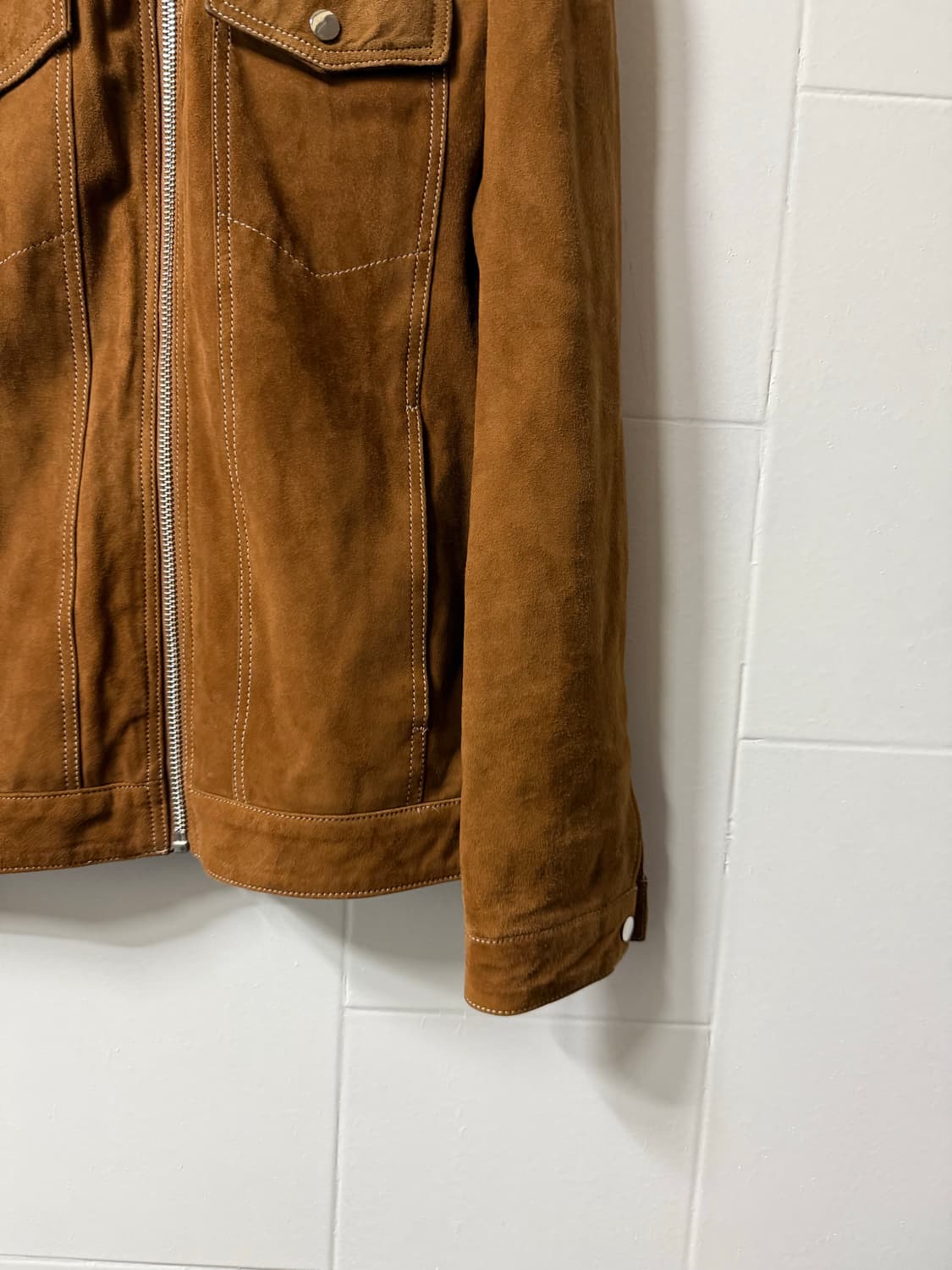 자라 양가죽 스웨이드 자켓 상품이미지3