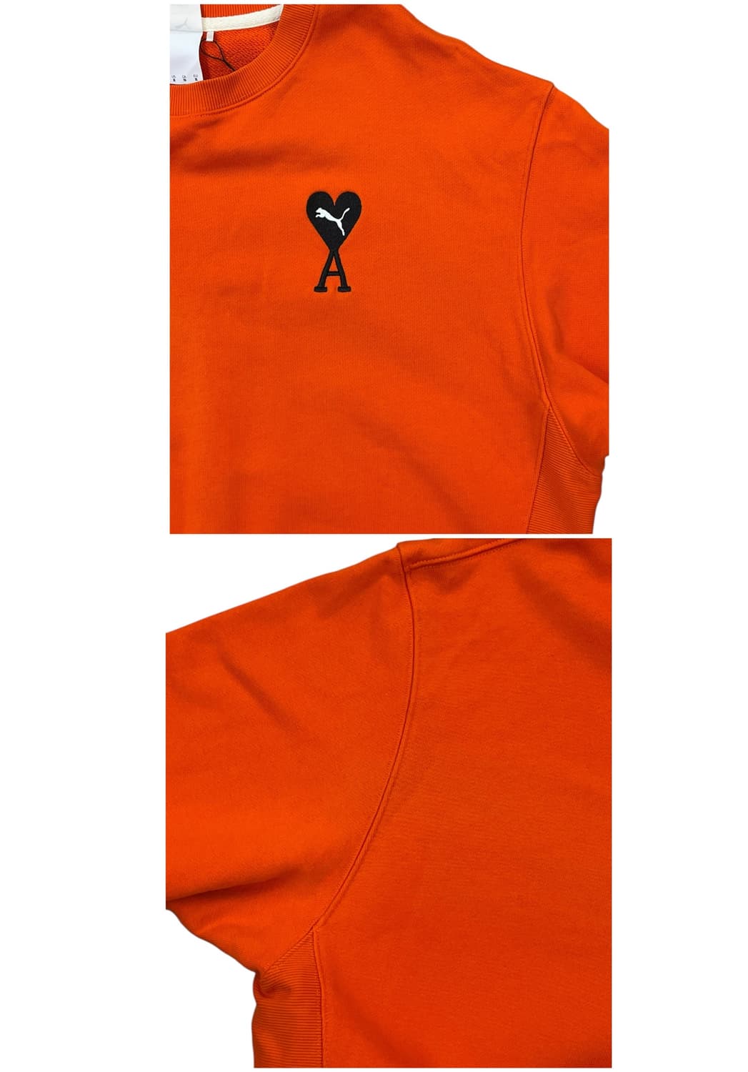 퓨마X아미 맨투맨 오렌지 XL #csz1768 상품이미지7