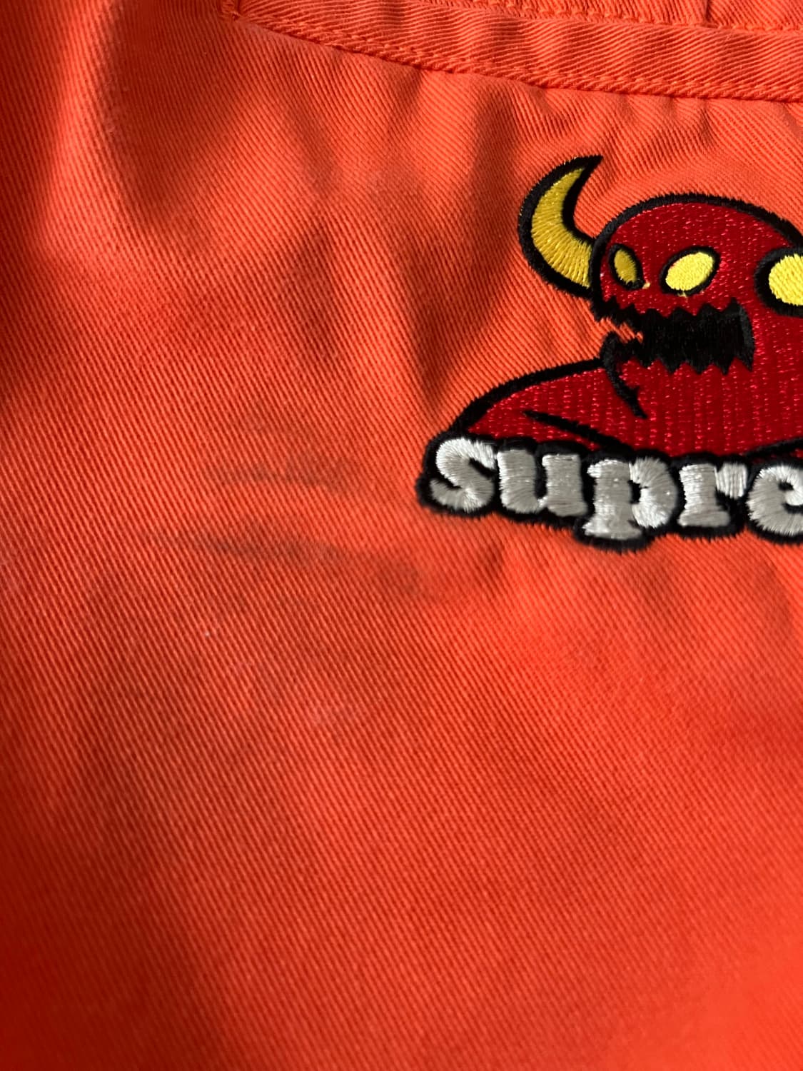 슈프림 x 토이머신 워크팬츠 오렌지 34 상품이미지7