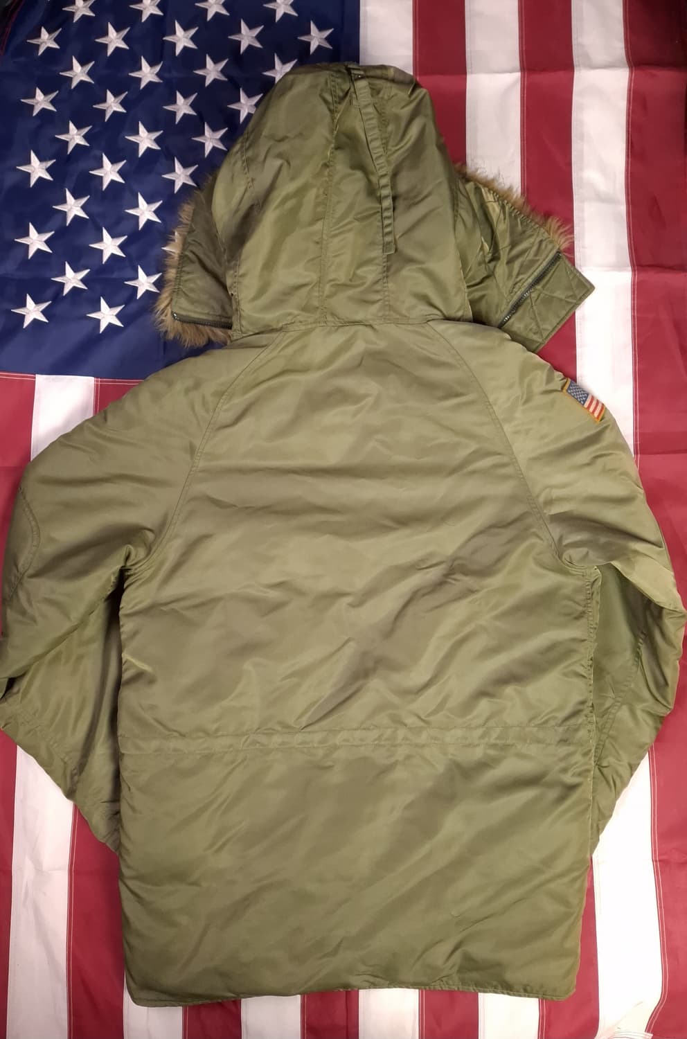 오리지날 데님앤서플라이 폴로 성조기 N-3B 파카 상품이미지10