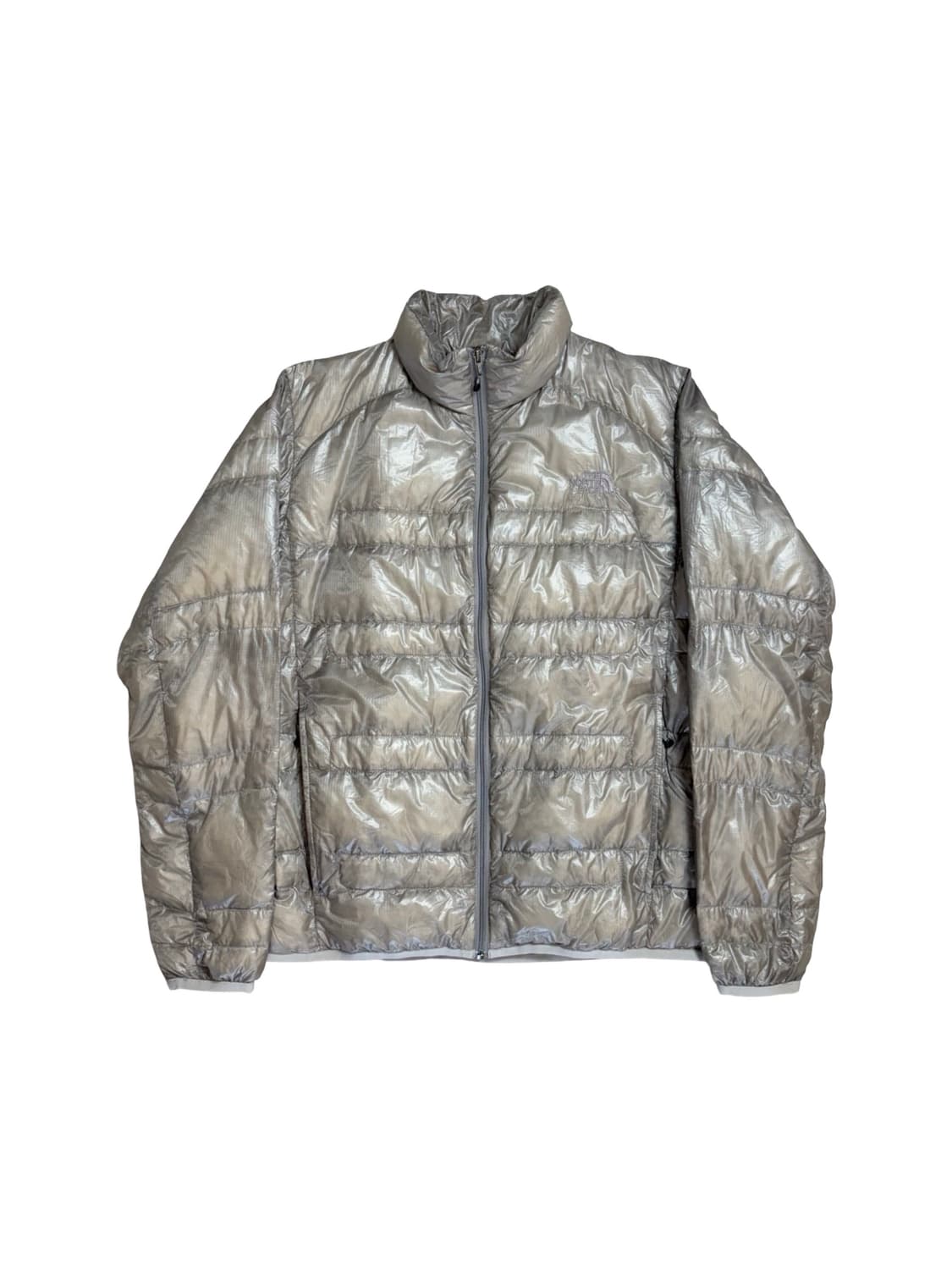 노스페이스 라이트 다운 자켓 실버 상품이미지2