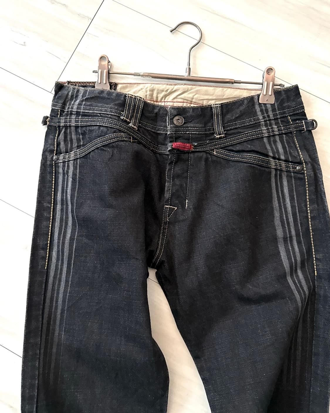 Fringe Detail Denim pants(Made in Italy) 상품이미지3