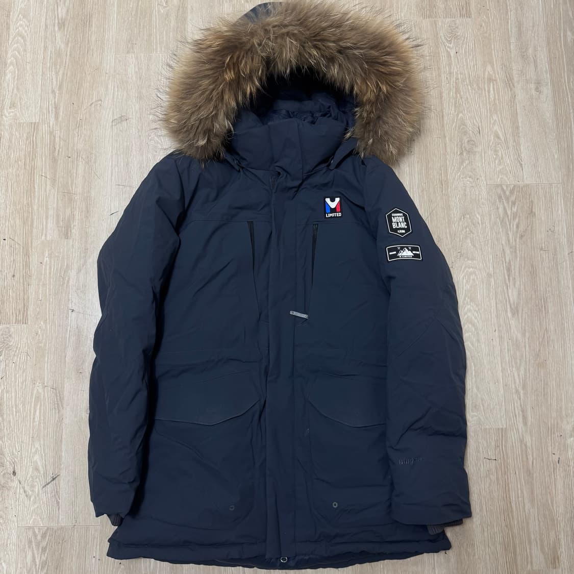 밀레 엠리밋 구스다운 후드 롱패딩 L/100  상품이미지1