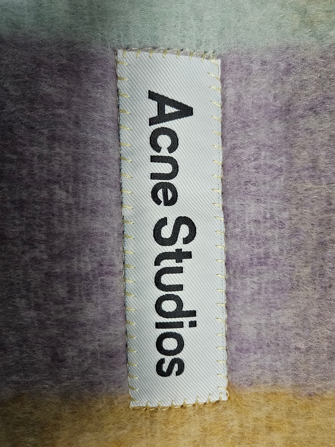 Acne Studios 머플러 (퍼플/민트/옐로우 믹스) 상품이미지3