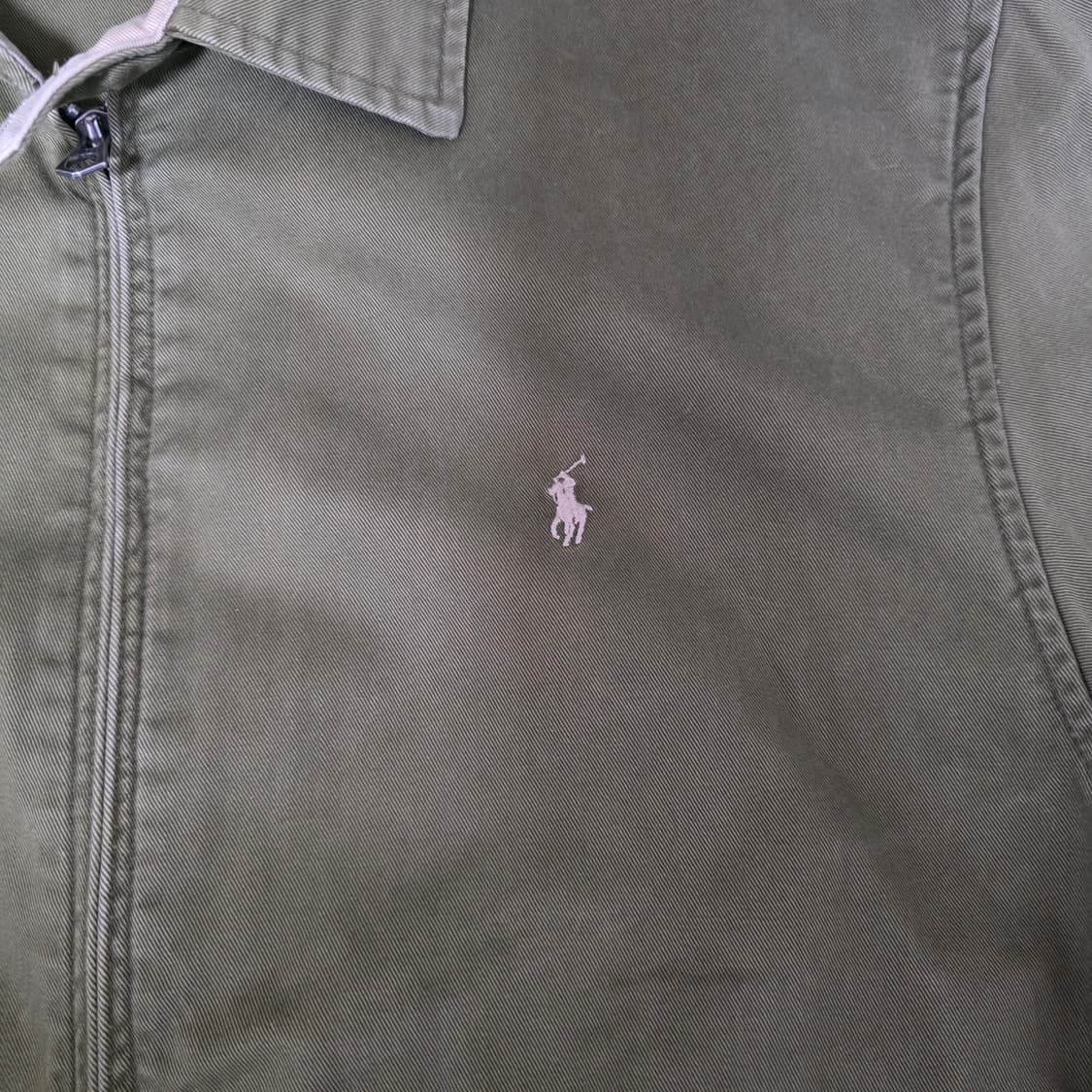 [L] 00s 빈티지 랄프로렌 올드 폴로 코튼 해링턴 스윙탑 자켓 상품이미지3