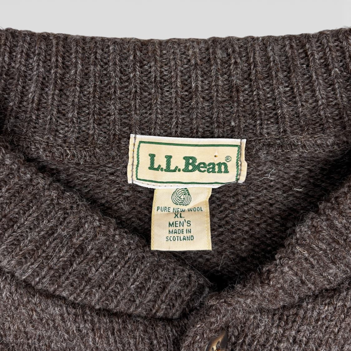 80's 엘엘빈 퓨어 뉴 울 스웨터 상품이미지4