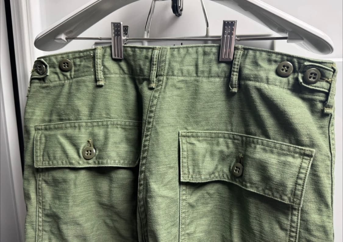 오어슬로우 퍼티그팬츠 2사이즈 올리브 상품이미지3