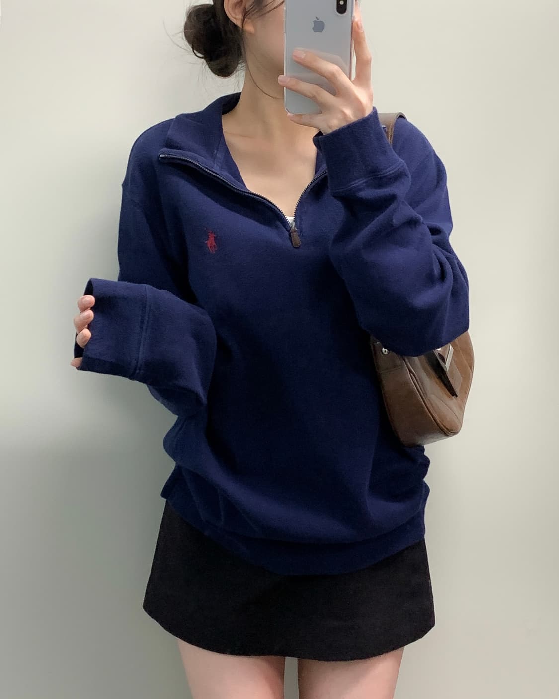 폴로 반집업 니트  상품이미지1