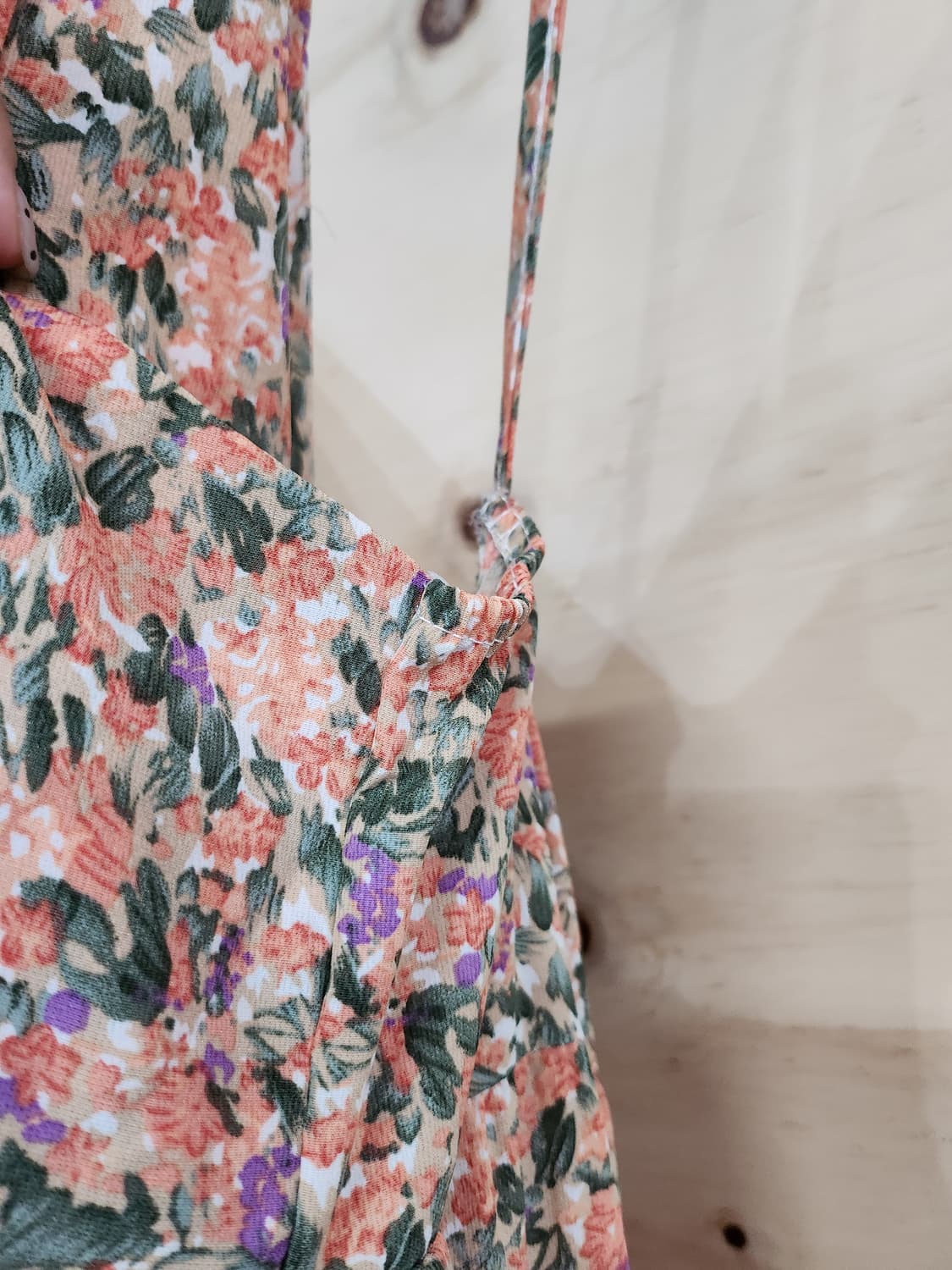 1052) 플라워프린트 끈 원피스 상품이미지3