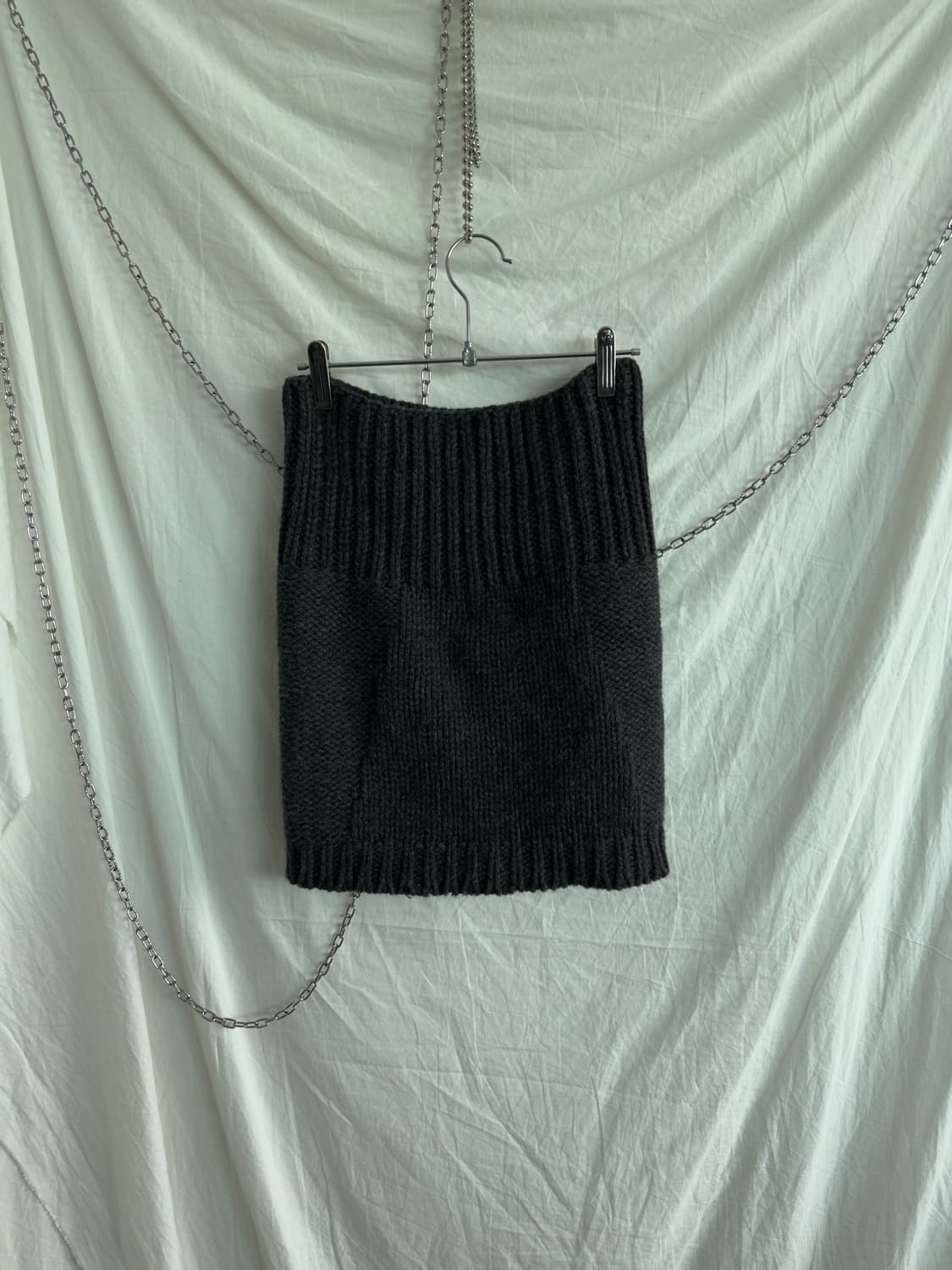 요지야마모토 Y’s 울 니트 스커트 & 탱크탑 상품이미지4