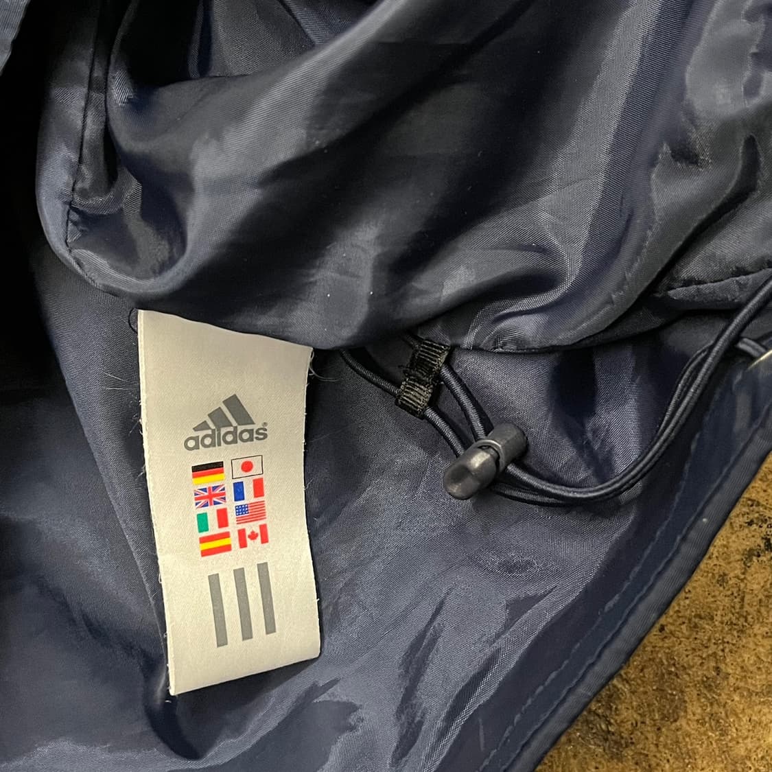 [정품/110] 아디다스 네이비 바람막이 자켓 b8 상품이미지6