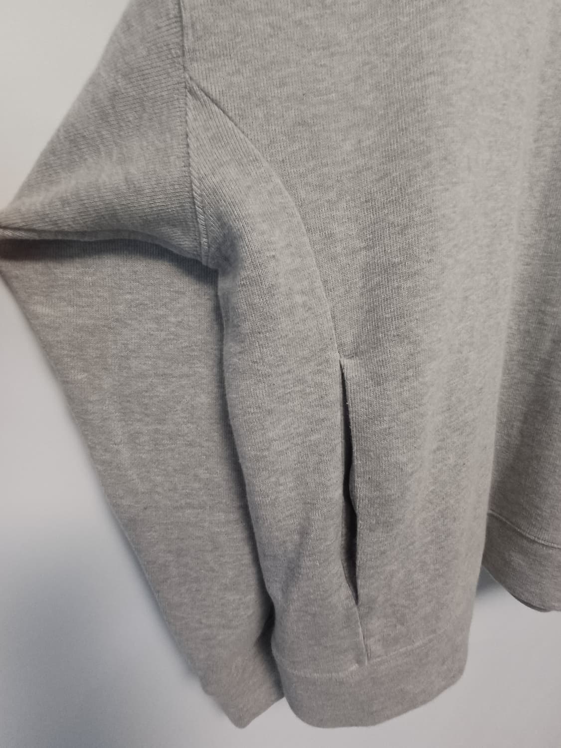 247시리즈 그레이 후드티 (오버핏) 상품이미지5