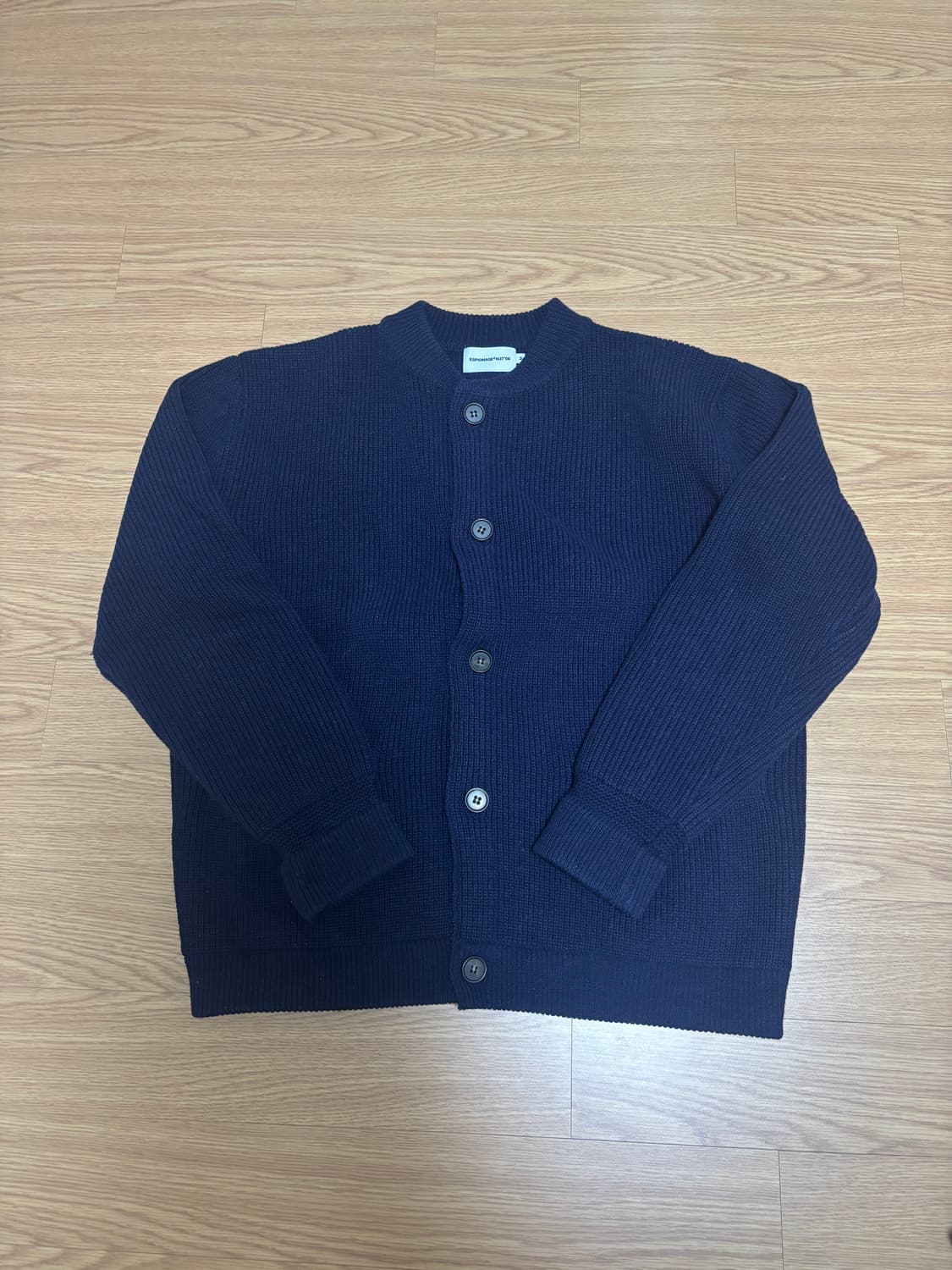 에스피오나지 헤비웨이트 가디건 네이비 M 상품이미지1