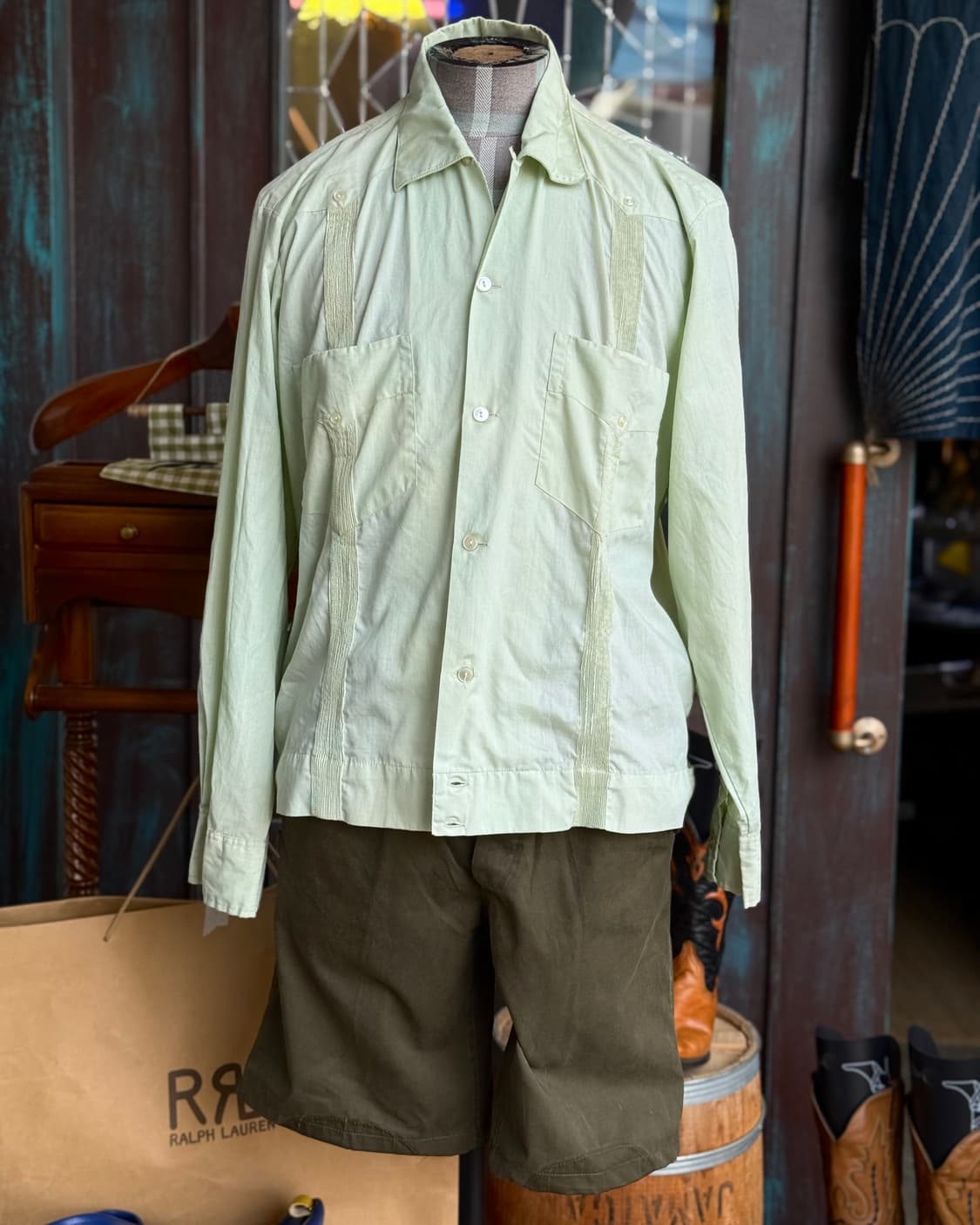 50-70's Ramon 구아야베라 셔츠 42 상품이미지7