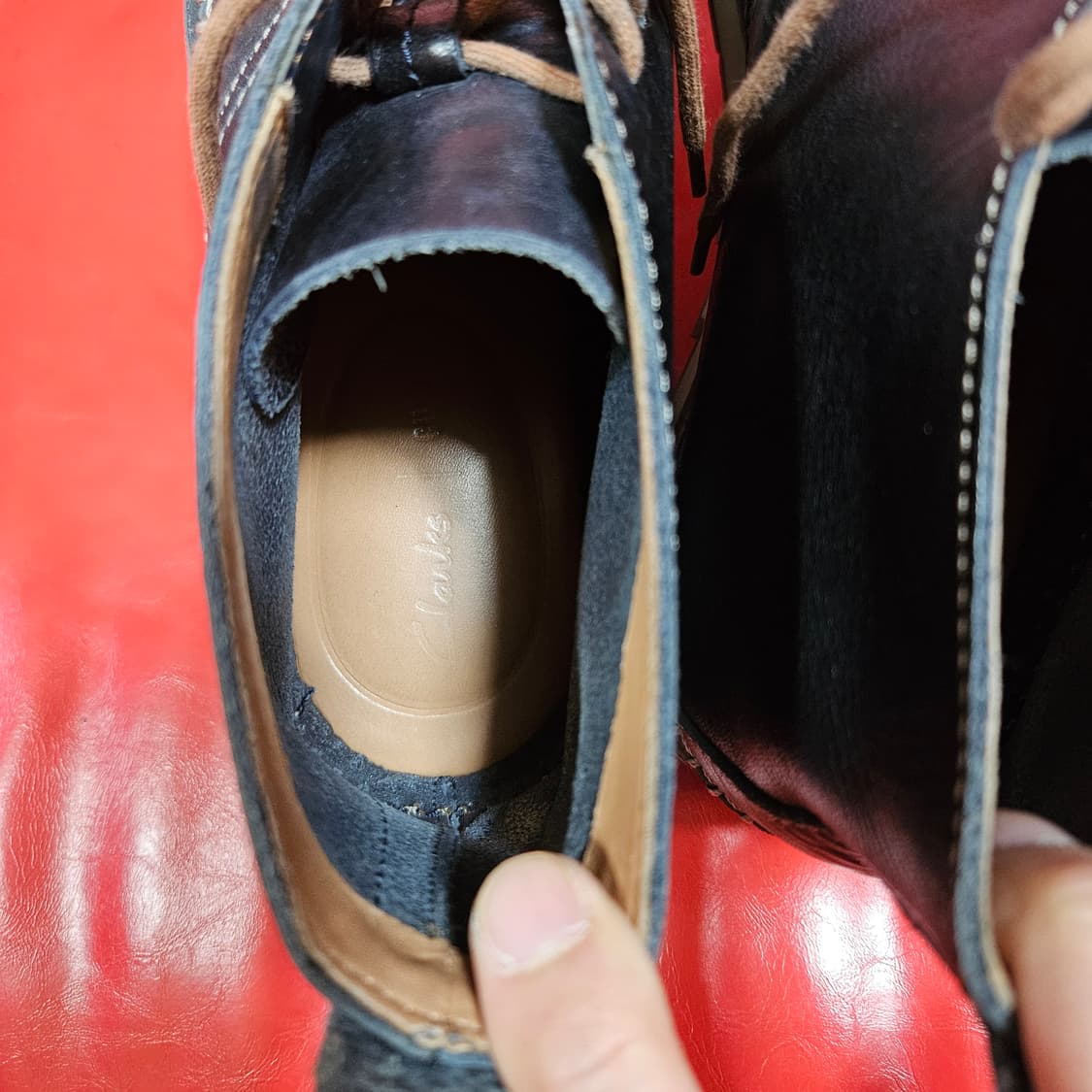 클락스(Clarks) 폴튼 탑 가죽 데저트화 상품이미지8