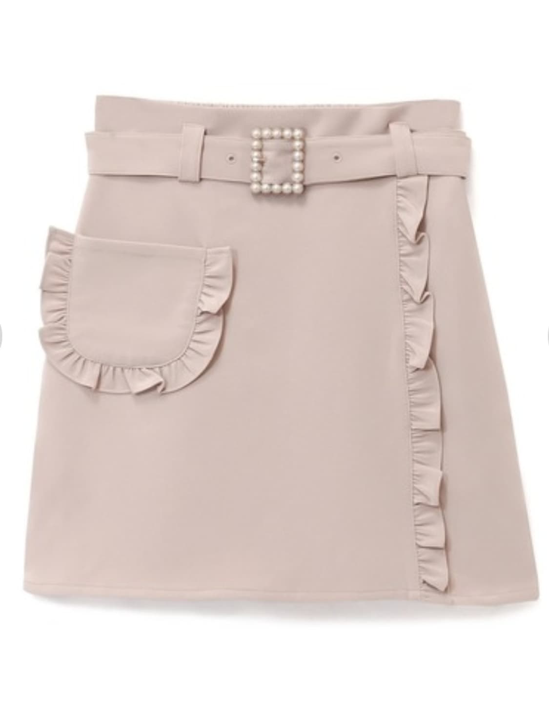 급처상태최상!허니시나몬 러플 진주벨트 핑크 공주 스커트 치마 리즈리사st 상품이미지2